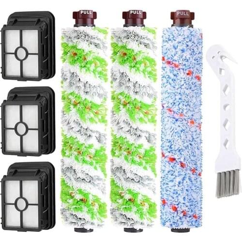 EAS-1868 Multi Surface Brush Roll For Bissell 1868 Crosswave Vacuum Models 1608683, 160-8683, 1608684, 2PCS Pet Brushes