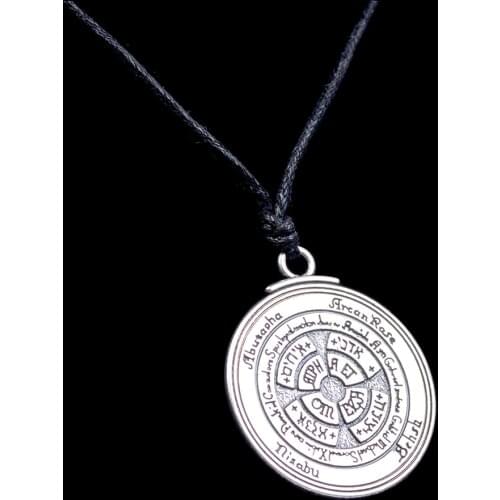 Seal of Solomon Pendant Hermetic Enochian Kabbalah Pagan Necklace