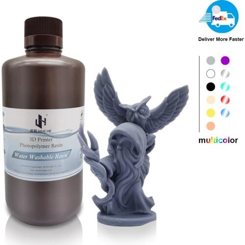 Jamghe Water Washable Rohs Certificated Resin 3D Printer Cleaning For 3D Printer Resin Red Anet Photosensitive Resin