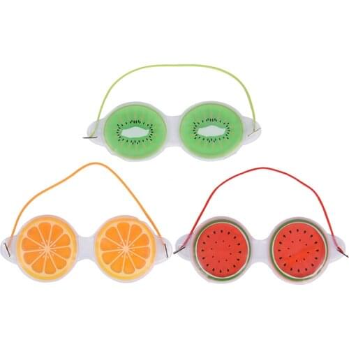 Ice Kawaii Fruit Gel Eye Mask Sleep Well Compress Gel Eye Fatigue Relief Cooling Eye Care Relaxation Eye Shield Mask