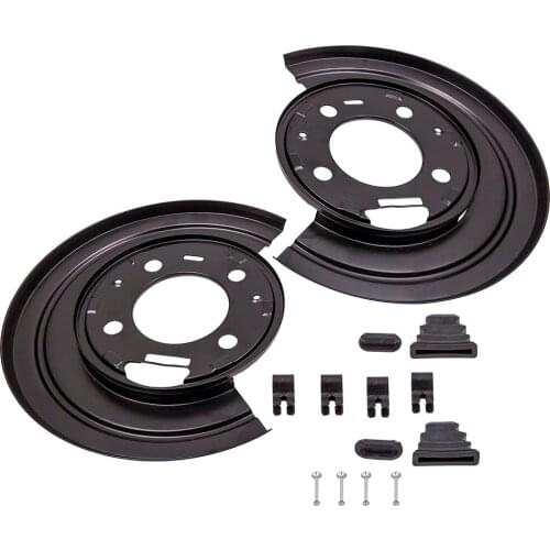 Left & Right Side Brake Plates Dust Shield for Ford F-250 F-350 5C3Z-2B636-AA