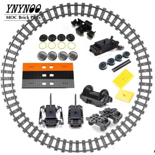 Wheels Upgrade Remote Control Parts Motor Remote Control fit for 10254 Train Track Building Blocks Parts Sets Diy Power Set Toys