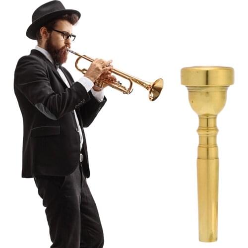 Trumpet Mouthpiece For Bach Beginner Musical Fancier Club Finger Exerciser 3C 5C 7C Trumpet Accessories Trumpet Mouth