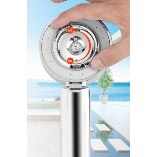 3.1-inch High Pressure Handheld Shower Head - Bathroom Accessories - Fit standard 1/2'' hose