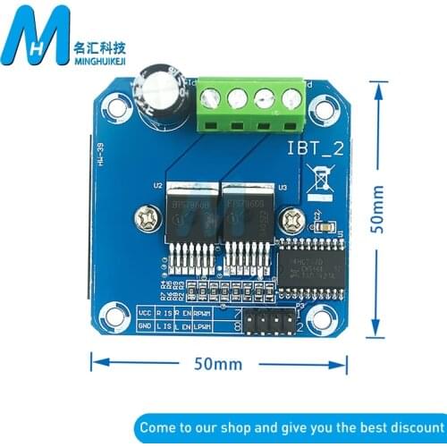 NEW Double BTS7960 43A H-bridge High-power Motor Driver module/smart car