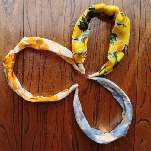New Brand Fashion print Knot Women Headband Vintage Hair bands Girls Headwear Beauty Headband Hair Accessories Gift for girl