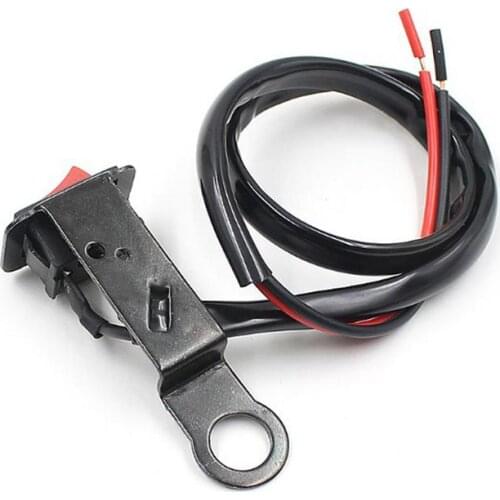 ON/OFF Button Connector Motorcycle Switch Flameout Switch With Fixed Wiring Harness For Motorcycle Electromobile