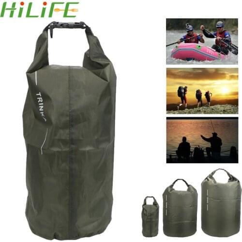 HILIFE Waterproof Storage Bag 8/40/70L Boating Equipment Dry Sack Pouch Outdoor Tourist Hermetic Bags For Kayaking Canoeing