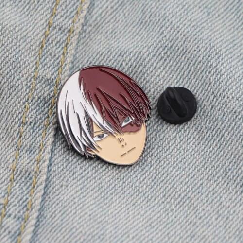 YA269 My Hero College Clothes Bags Pin Funny Brooch Badge Humorous Cute Cartoon Fans Backpack Anime Gift For Children Birthday