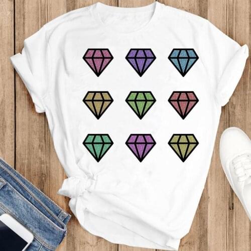 Women Graphic Printing Clothing New Cartoon Fashion Summer Female Clothes Print Short Sleeve Tops Tees Tshirt T-Shirt