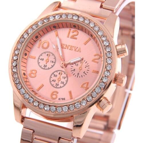 Relojes Femme Stainless Steel Women Quartz luxury watch Casual horloges mannen Wristwatches for Lady Girls Sell Like Hot Cakes