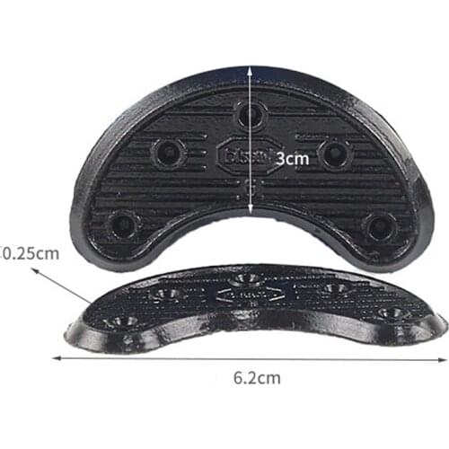 1Pair Black Shoes Heel Sole Sticker Shoe/Foot Care Anti-Wear Heel Liner Non Slip Rubber Shoes Heels Guard Stickers