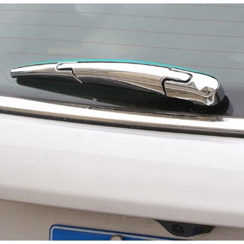 3 Pcs/Set ABS Chrome Rear Water Wiper Protection Cover Wiper Windshield Blade Trim Sticker for Jeep Compass 2017 2018 Parts