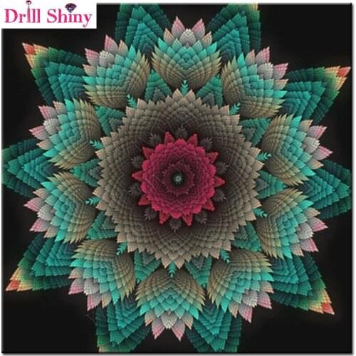 5D Diamond Painting Diy Diamond Embroidery Mandala Square Diamond Mosaic Pasted Cross Stitch Craft Needlework Mandala wall arts