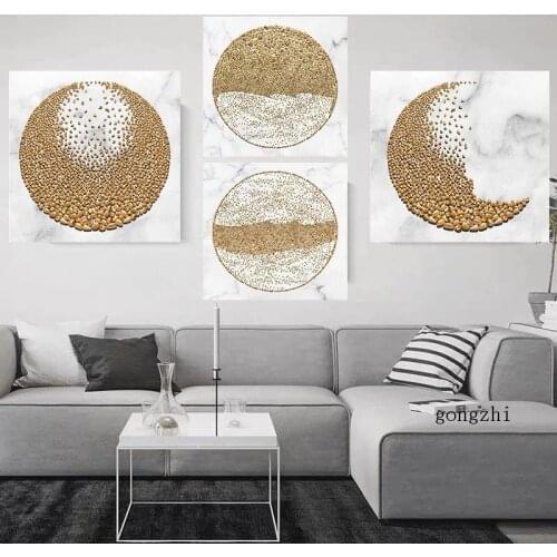 Abstract Moon Marble Texture Nordic Posters Canvas Painting and Prints Modern Luxury Wall Art Picture for Living Room Home Decor
