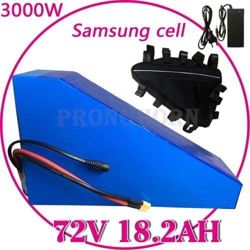 72V 15Ah Electric Bike Battery 72V 10Ah 13Ah 15Ah 18Ah lithium Battery Use Samsung cell 72V 3000W 2000W Electric Scooter Battery