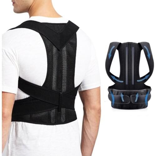 New Posture Corrector for Men and Women Back Posture Brace Clavicle Support Stop Slouching and Hunching Adjustable Back Trainer