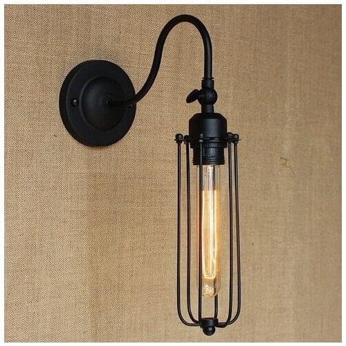 Loft Style Edison Decor Wall Sconce Mirror Wall Light Fixtures Vintage Industrial Lighting Wall Lamp For Home Luminaire