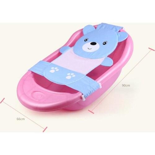 Baby Bath Tub Newborn Baby Shower Portable Tub Infant Shower Safety Seat Support Kids Bathtub Net Baby Care Safety Security