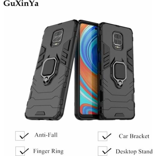 Phone Cases Redmi Note 9 Back Cover For Xiaomi Redmi Note 9s Capa Luxury Armor Magnetic Ring Cover Redmi Note 9 Pro Max Fundas