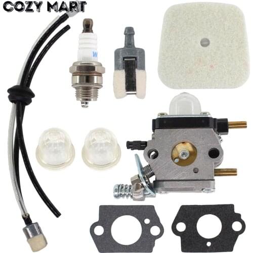 Carburetor Carb Air Filter Kit for Echo Mantis TC-210 TC-210i TC-2100 SV-6 SV-5H/2 SV-5C SV-4B LHD-1700 HC-1500 Zama C1U-K54A
