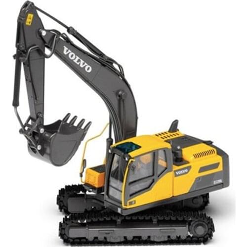 Collectible Alloy Model Gift 1:50 Scale VOLVO EC220D Hydraulic Excavator Engineering Machinery Diecast Toy Model For Decoration