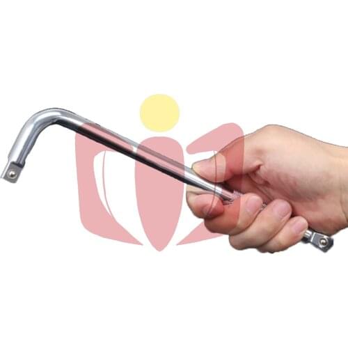 L Type Socket Bent Bar1/4 3/8 1/2inch L-Handle Sockets Wrench Hand Tools Curved Rod