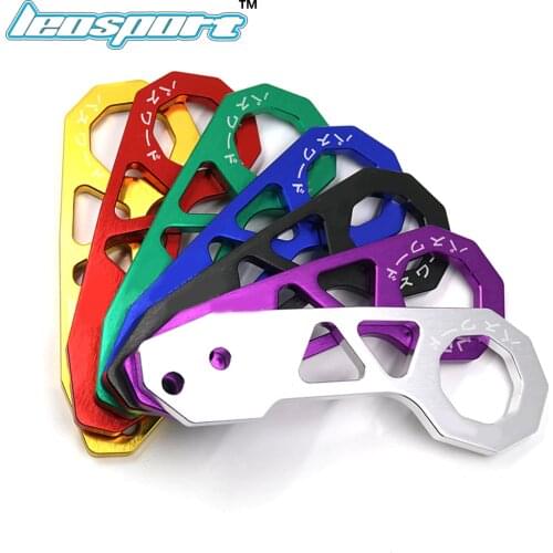 Leosport-password for JDM style red tow hook with LOGO for Honda Civic Aluminum Alloy rear tow hook