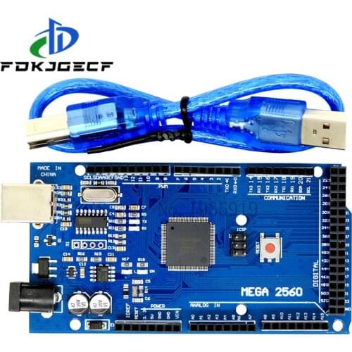 MEGA2560 MEGA 2560 R3 (ATmega2560-16AU CH340G) AVR USB board Development board MEGA2560 With 30cm USB Cable for arduino