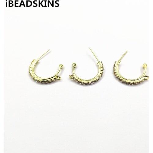 New arrival! 23x16mm Claw chain C-shape Earrings Studs for Necklace,Earrings parts,Accessories,hand Made Jewelry DIY