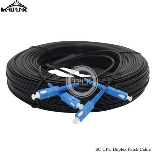 New 200M 2Core SC UPC Duplex Patch Cable Outdoor