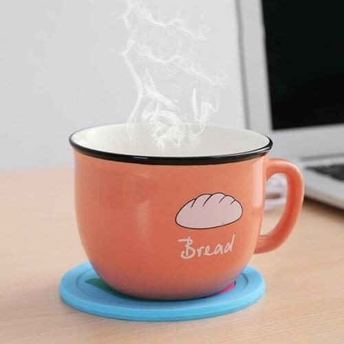 Newly USB Power Suply Tea Coffee Cup Mug Warmer Heating Cup Mat Pad Coasters for Office