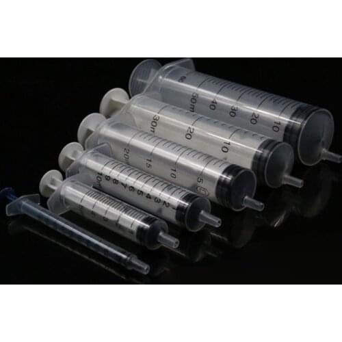 1/5/10/30/60/100 /150ml Reusable Big Large Hydroponics Plastic Nutrient Sterile Health Measuring Syringe Tools 75D