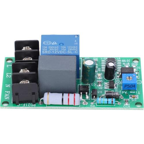 Relay Module Delay Power Off Switch Control Board Electronic Component RD21F-C 220V Time Relay