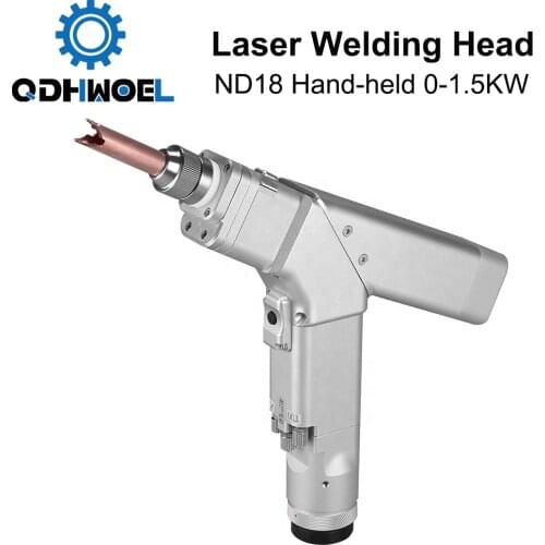 QDHWOEL WSX 0-1.5KW ND18 Hand-held Laser Welding Head Max Power 1500W with QBH Connector for Fiber Laser Machine