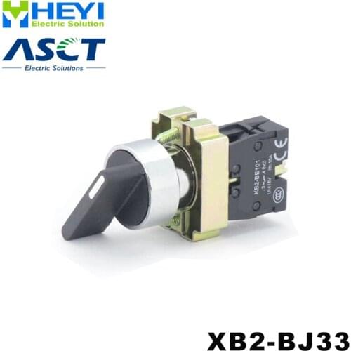 22mm XB2-BJ33 touch switch 3 position stay put electrical switch rotary switch 50/60Hz