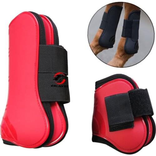 Horse Boots Lightweight Breathable and Impact-Absorbing for Training Jumping Riding Eventing Horse Riding Equipment