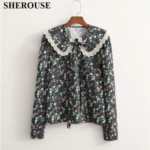 Кружевные блузки Sherouse China At AliExpress