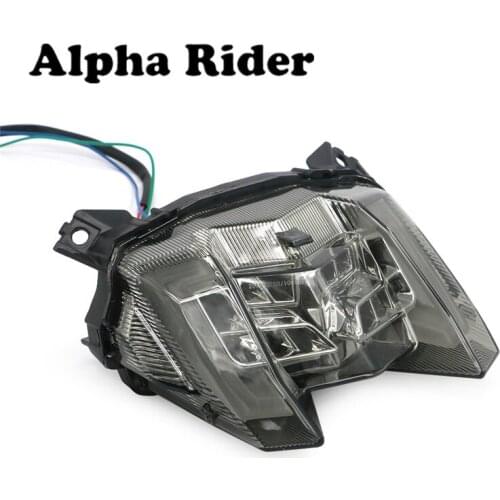 17-19 For Yamaha MT09 FZ09 MT 09 Motorcycle Taillight Brake Light Turn Signals Indicator Rear Lamp Smoke Clear 2017 2018 2019