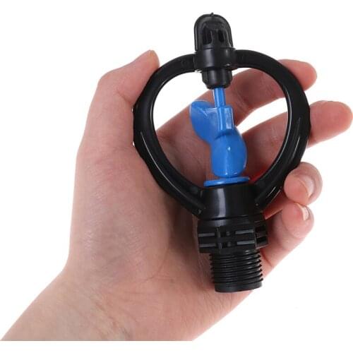 1PCS 1/2" 3/4" Male Lawn Irrigation 360 Degree Automatic Rotary Nozzle Sprinkler Garden Lawn Watering Sprinkler
