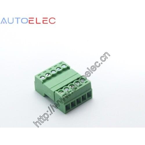 100pcs 3.81mm pitch 7P male and female pcb plug-in terminal blocks Solder free PCB plug instead IMC1.5/7-ST-3.81 1857935