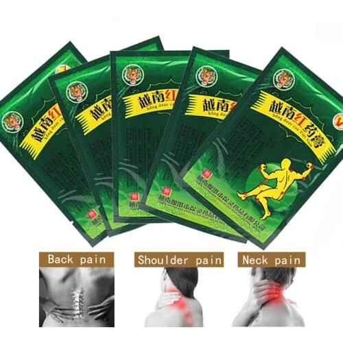 160 pcs/20 bags Vietnam Red Tiger Balm Plaster Muscular Pain Stiff Shoulders Pain Relieving Patch Relief Health Care Product