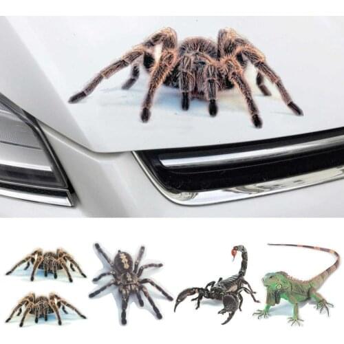 3D Spider Lizard Scorpion Car Sticker Vehicle Window Mirror Bumper Decal Decor автомобильные товары автомобильные товары