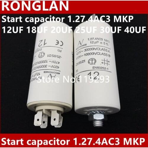 [BELLA] [New Original] ARCOTRONICS Motor inverter start capacitor 1.27.4AC3 MKP 12UF 18UF 20UF 25UF 30UF 40UF
