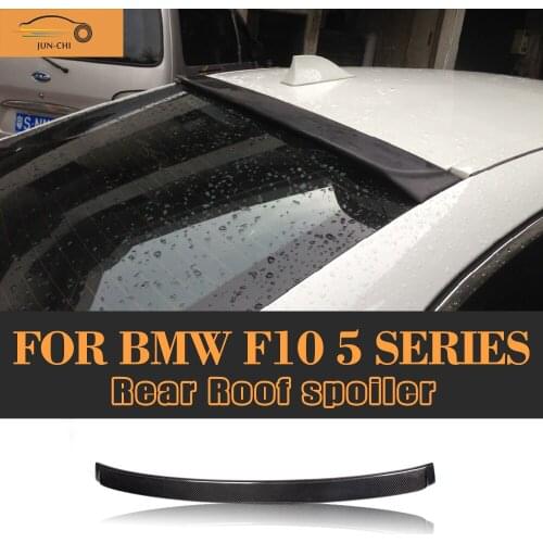 Carbon Fiber Rear Roof Spoiler Wing for BMW F10 5 Series 520i 525i 528i 535i 550i 2011 2012 2013 Car Cover