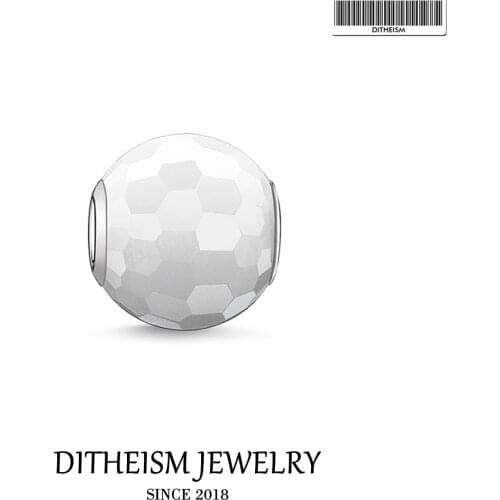 DIY Beads Faceted White Crystal 5mm Hole,2018 Fashion Silver Jewelry Gift For Women Men Boy Girl Fit Bracelets Necklace