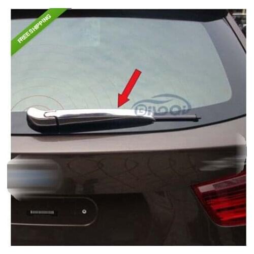 Chrome Rear Back Window Wiper cover trims Fit For BMW X3 2010-2013