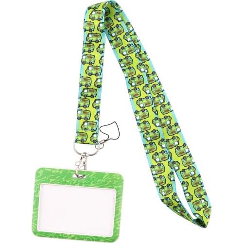 JF669 Funny Dog Cartoon Keychain Neck Straps Lanyards for Keys ID Card Passport Gym Cellphone USB Badge Holder DIY Hanging Rope