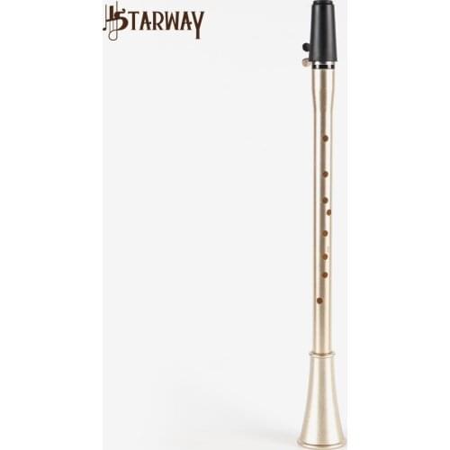 STARWAY Eb/C/Bb Key Mini Simple Clarinet Musical Instrument Sax Compact Clarinet-Saxophone ABS Material Musical for Beginners