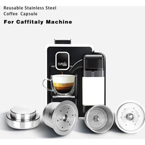 For Caffitaly Tchibo Cafissimo ALDI Expressi Refillable K-fee Coffee Capsule Pod Filters Stainless Steel Cafeteira Capsulas